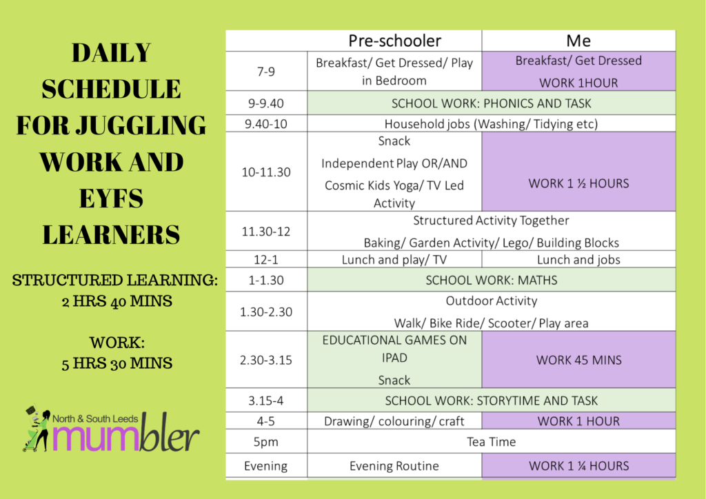 daily-schedule-for-kids-during-home-schooling-time